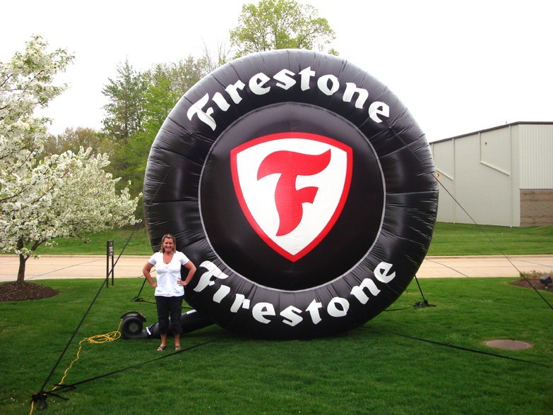 inflatable tire float